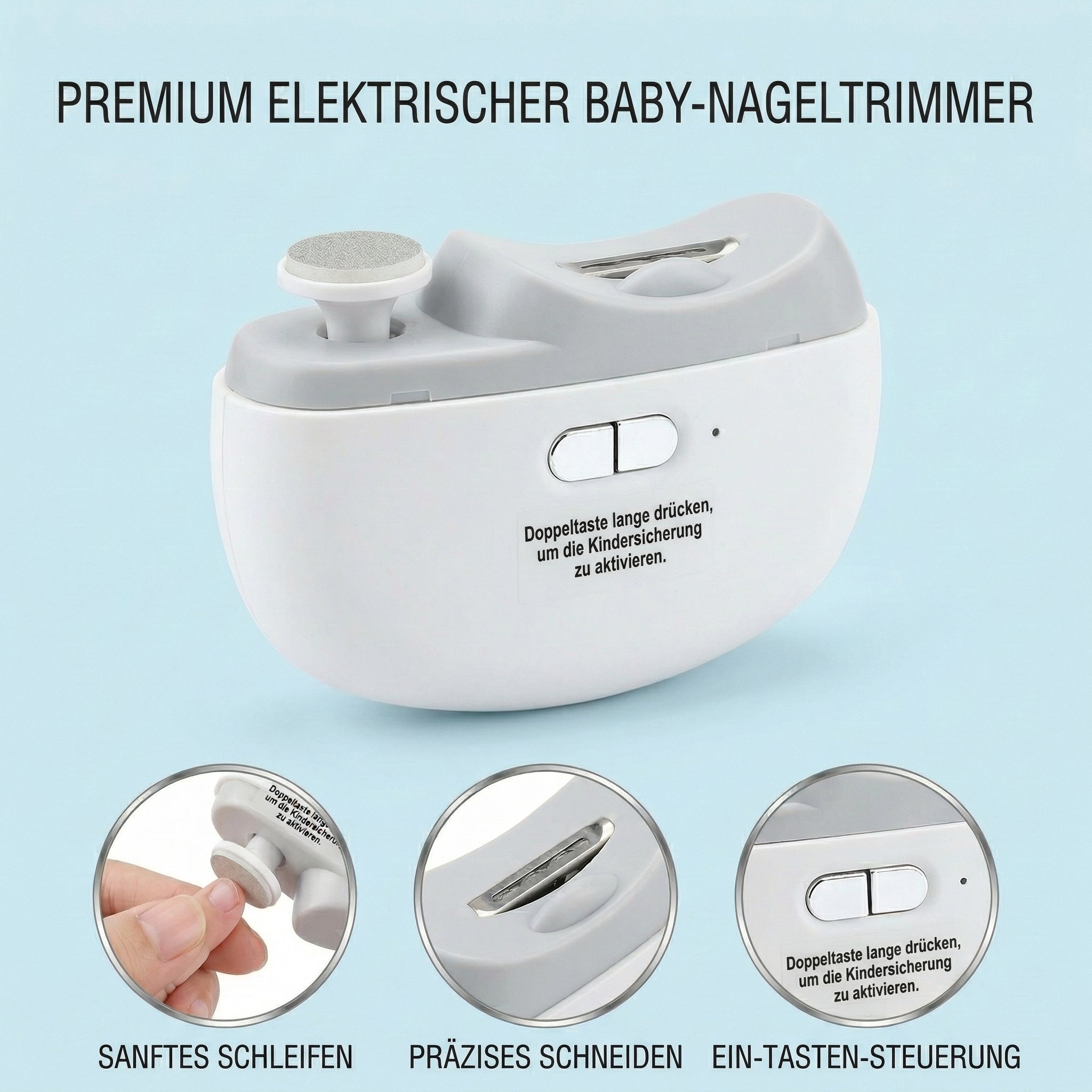 Elektronischer Nagel-trimmer und Polierer